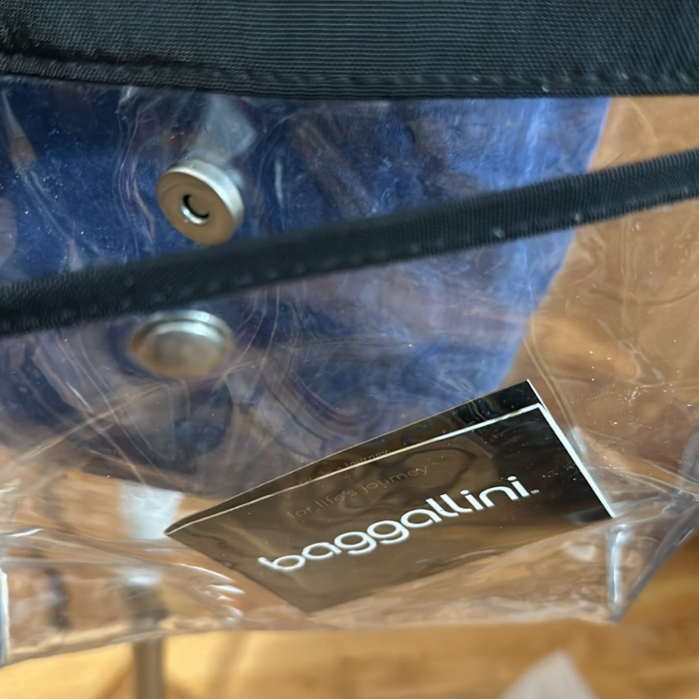 baggallini CLEAR CROSSBODY BAG water resistant NWT - Picture 6 of 14